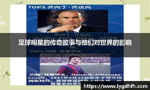 足球明星的传奇故事与他们对世界的影响